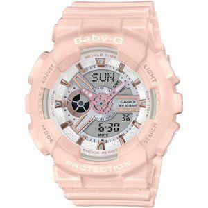 Casio BA110RG-4A Baby-G Women's Watch Pastel Pink 43.4mm Resin